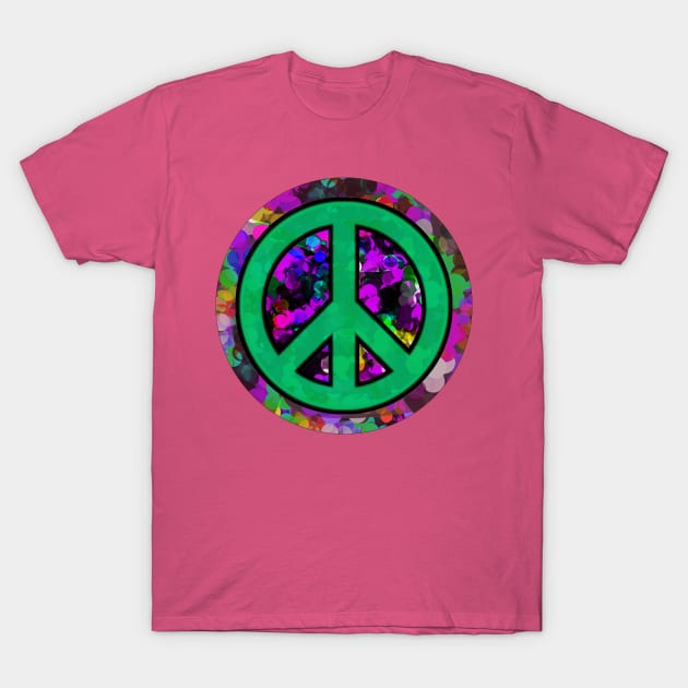 Colorful Peace T-Shirt by momomoma